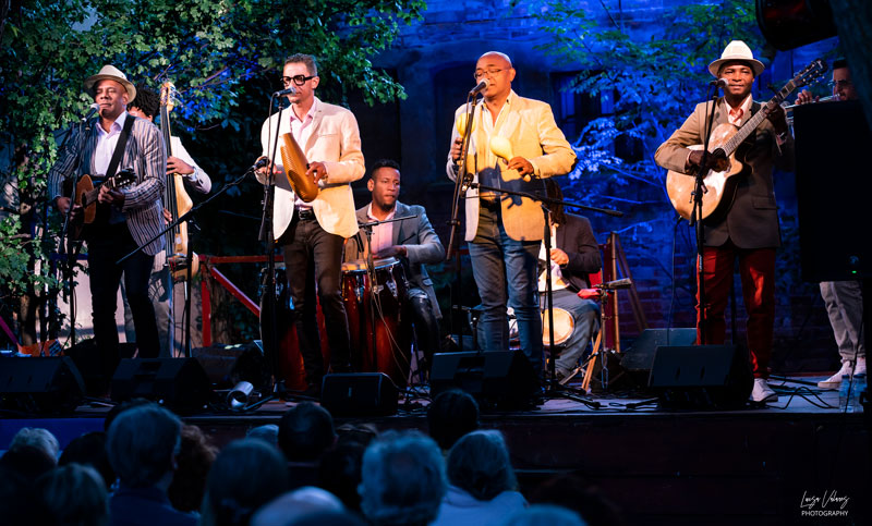 Septeto Santiaguero on stage